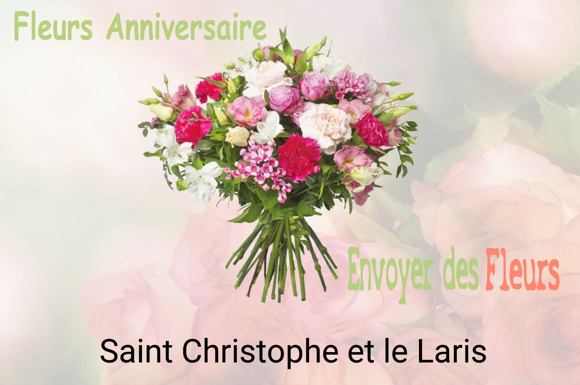 Bouquet de fleurs d’anniversaire livré à Saint-Christophe-et-le-Laris